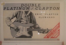 Eric Clapton Commerce Ad Slowhand Double Platinum Poster-
show original ... - $179.29