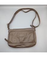 Fossil Brown Leather Crossbody Shoulder Bag Small Y2K Adjustable Strap - €14,45 EUR