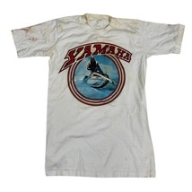 Rare Vtg Yamaha Snowmobile  Graphic T Shirt 1970s Mens S 100% Cotton - $78.16