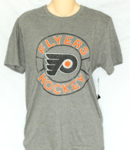 Philadelphia Flyers T-Shirt Mens Small NEW Gray Short Sleeve Vintage NHL Hockey - £13.62 GBP