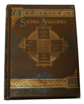 Antique Book By William Adams - Sacred Allegories - Rivingtons 1882 - Gold Gild - £22.74 GBP