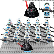 Star wars stormtrooper clone trooper army lego moc minifigures toys set 21pcs bvaqxi thumb200