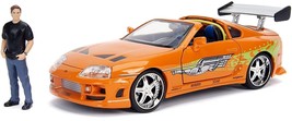 New Jada Toys 30738 Fast And The Furious Brian &amp; Toyota Supra 1:24 Scale Diecast - £35.00 GBP