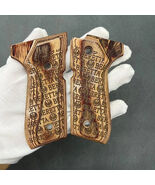 Beretta 92/96 Full-Size Wood Grips for 92FS/92F - Includes Screws &amp; Wrench - $39.59