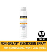 Neutrogena Clear Body SPF 50 Sunscreen Spray, Non-Comedogenic, 5 oz EXP ... - $376.14 MXN