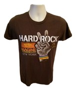 Hard Rock Cafe New York Imagine Theres No Hunger Womens Small Brown TShirt - €17,05 EUR