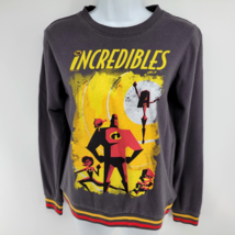 The Incredibles Sweatshirt Size L Youth Gray Disney Pixar - £13.19 GBP