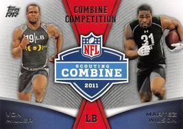 2011 Topps Rising Rookies Combine Competition #CCMW Von Miller RC Rookie Card  - £0.75 GBP
