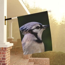  Decorative House Flag Blue Jay House Flag, Bird House Flag, Size 24.5&#39;&#39;... - $39.95