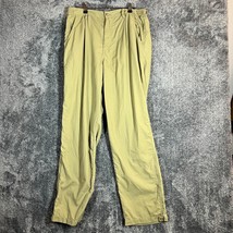 REI Hiking Pants Mens Large 34x32 Tan Nylon Outdoors Performance Lightweight - $12.99