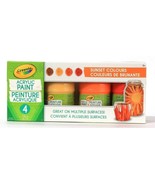 Crayola Acrylic Paint Sunset Colors 4 Pack For Multiple Surfaces 126 mL ... - £18.35 GBP