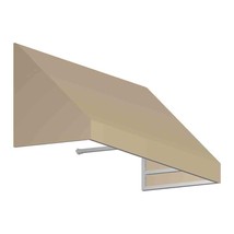 Awntech RN22-US-6T 6.38 ft. New Yorker Window &amp; Entry Awning, Tan - 31 x 24  - £549.05 GBP