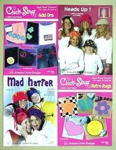 Crochet Patterns Four (4) Booklets--Chick Stuff Add Ons, Mad Hatter, Chi... - £10.32 GBP