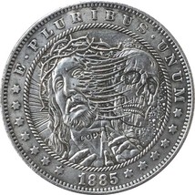 Hobo Nickel 1885-CC Usa Morgan Dollar Coin Copy Type 126 - £7.16 GBP