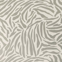 8.9 Yards Vicki Payne Free Spirit Gray Zebra African Animal Print Skin Fabric - £65.74 GBP