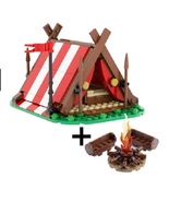 MOC Medieval Building Blocks Viking Tent, Brick Toys Set - $64.74