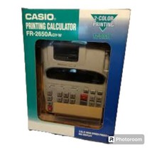 Casio FR-2650A 2-Color Printing Calculator 12 Digit Large Display New In... - $49.50