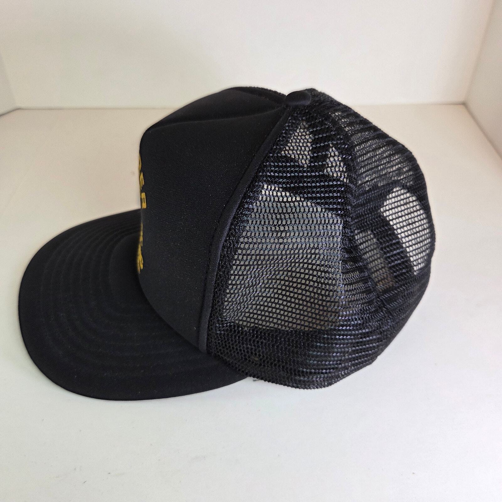 Vintage Scherer & Sons Trucking Hat St. Joseph MN Black Foam Mesh Snapback Promo Item image 14