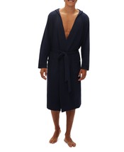 Gap Men&#39;s Hooded Waffle-Knit Robe - Navy-Small - £23.18 GBP