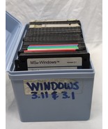 Lot Of (44) Vintage Windows 3.1 And 3.11 3.5&quot; Floppy Disks - $81.48 CAD