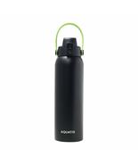 Aquatix Double Wall Insulated 32 Ounce Black Bottle with Removable Strap... - £29.55 GBP
