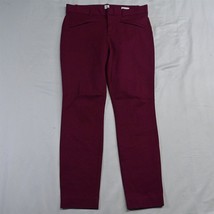 NEW Gap 6 Red Delicious Skinny Ankle Stretch Career Holiday Party Dress Pants - £15.79 GBP