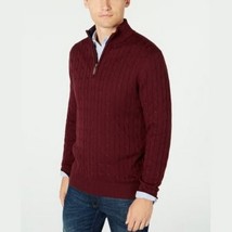 Club Room Mens Pima Cable Quarter-Zip Sweater - $27.90