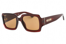 MOSCHINO MOS063/S 0C9A 70 Red / Brown 53-21-140 Sunglasses New Authentic - £62.40 GBP