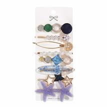 Girls Marble Retro Sweet Barrette Hair Clip Geometric Hairpins Hair Acce... - $14.75+