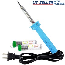 30W Pencil Tip Soldering Iron W/ 2X Tubes Of Solder 63/37, 0.6Mm (12.5G ... - $27.99