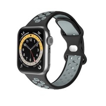 Worryfree Gadgets Silicone Bands Compatible with Apple Watch 42/44/45mm, 38/40/4 - $10.99