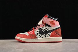 Custom Jordan 1 High OG Spider-Man High-Top Basketball Sneakers - $199.00
