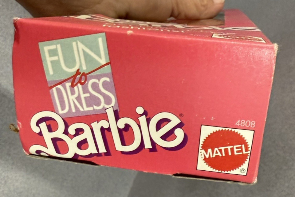 Barbie RARE 1989 Fun to Dress Collectible Fashion Doll-Brand New in Sealed Box Item image 2