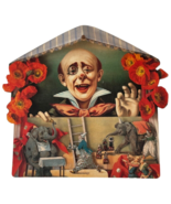 Circus Clowns Postcard Cynthia Hart Workman Publishing Victorian Reprodu... - £7.97 GBP