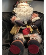 Dan Dee Collector’s Choice XL Santa Plush Doll 34” Gold Robe Christmas D... - $66.36 CAD