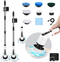Electric Spin Scrubber, LOSUY Cordless Cleaning Brush with 7 Replaceable Drill B - £59.40 GBP