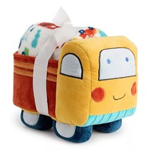 Kids Pillow Buddy Plush Truck and Vehicle Print Minky Fleece Blanket Set - $29.69