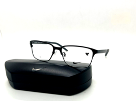 NEW NIKE NK 8213 001 BLACK  OPTICAL Eyeglasses FRAME55-16-145MM - £46.39 GBP