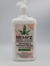 Hempz Pink Pomelo &amp; Himalayan Sea Salt Herbal Body Moisturizer.  17oz New - £16.18 GBP