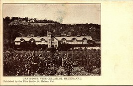 Graystone Vino da Pranzo Winery S.Helena California Ca Unp Udb Cartolina - £8.19 GBP