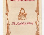 The Little Glass Clock Program London England 1954 Kay Hammond John Clem... - $15.84