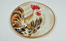Romalo Rooster Hand Painted and Hand Crafted by Tabletops Gallery Salad ... - £9.58 GBP