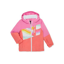 Swiss Tech Girls Waterproof Ski Jacket with Hood Fantasy Flower - Size XXL (18) - £27.96 GBP