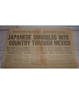 Japanese Smuggled into U.S., Women&#39;s Vote - Boston Advertiser, July 6, 1919 - £19.46 GBP