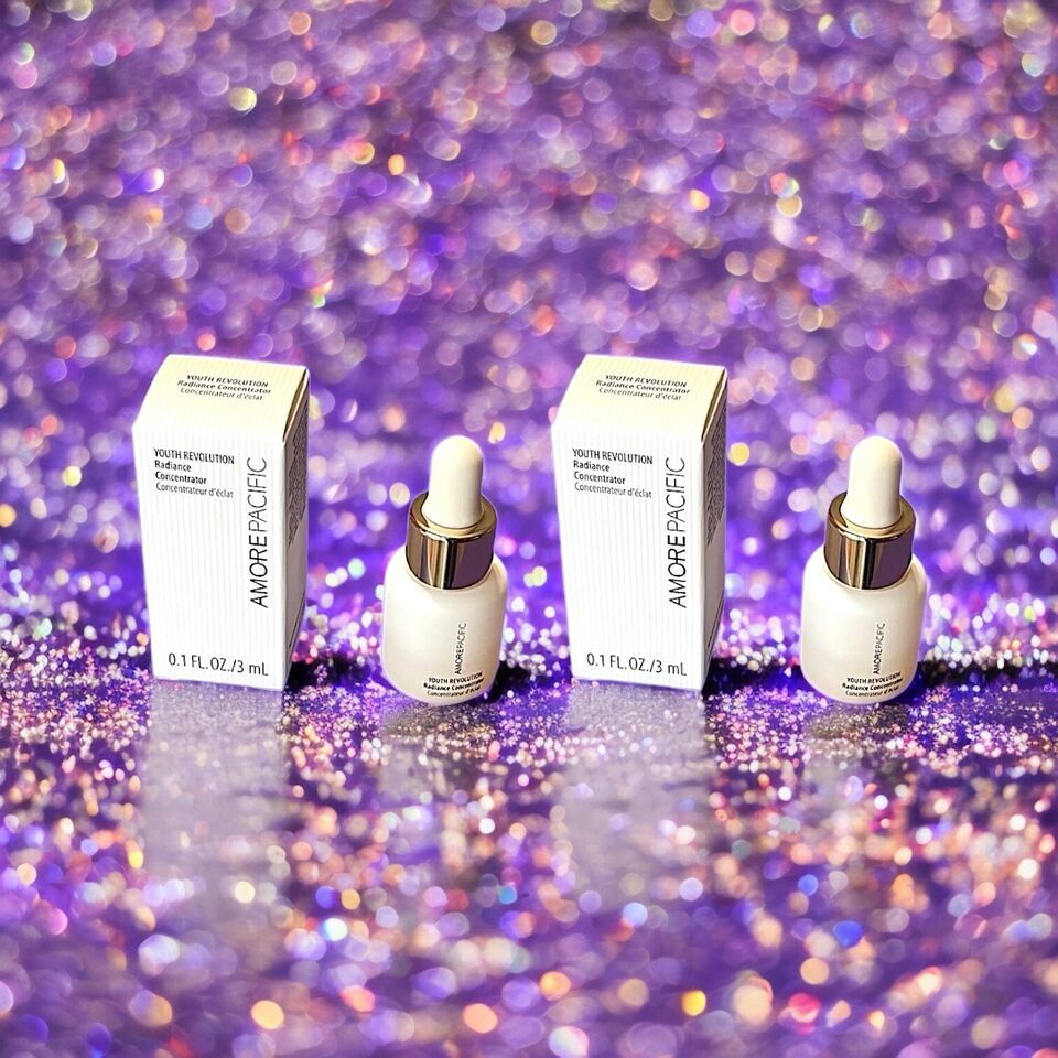 Lot Of 2 AmorePacific Youth Revolution Radiance Concentrator 0.1oz New I... - $54.44