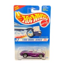 Hot Wheels 1995 Model Series #3 Of 12 Purple &#39;58 Corvette Coupe - £6.16 GBP