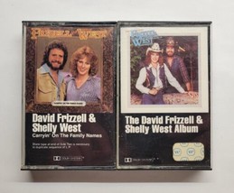 David Frizzell Shelly West Cassette Lot The Album &amp; Carryin&#39; On The Family Names - £11.92 GBP