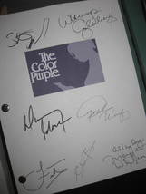 The Color Purple Signed Film Movie Screenplay Script X7 Autograph Danny Glover W - £15.73 GBP