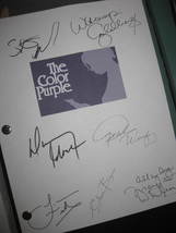 The Color Purple Signed Film Movie Screenplay Script X7 Autograph Danny Glover W - £15.55 GBP