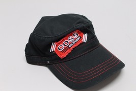 Trucker, Industrial Hat Coss Equipment Black/Red Round Flat Top CAP - $21.77